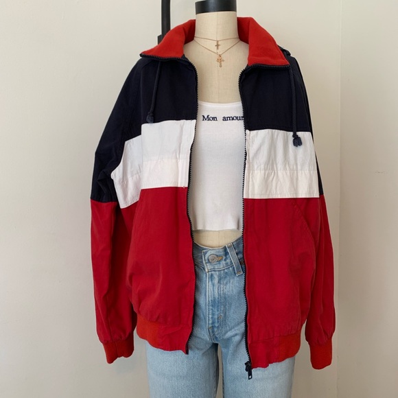 Brandy Melville Jackets & Blazers - Brandy Melville color block Lauren cotton jacket